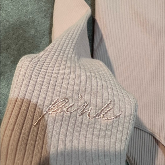 PINK Small Ribbed Bodysuit - Picture 3 of 4